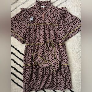 Crosby dress with tie